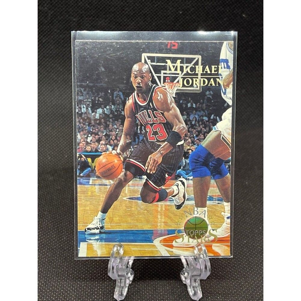 Michael Jordan Card 1996 Topps Stars #124